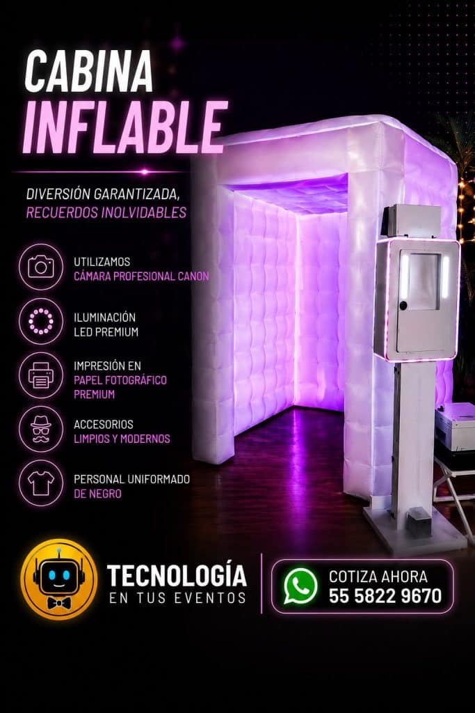 cabina fotografica inflable
