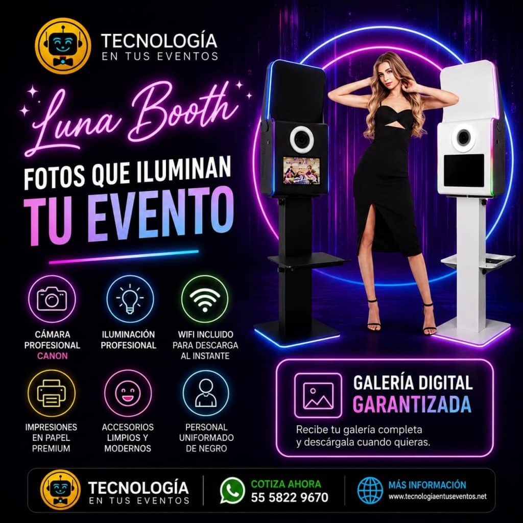 Luna booth cabina fotografica photobooth